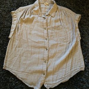 Loose button up short sleeve